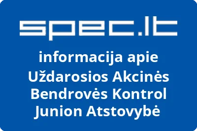 Uždarosios Akcinės Bendrovės Kontrol Junion Atstovybė