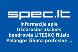Uždarosios akcinės bendrovės LITESKO filialo Palangos šiluma profesinė sąjunga | spec.lt