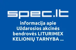 Uždarosios akcinės bendrovės LITURIMEX KELIONIŲ TARNYBA Klaipėdos filialas | spec.lt