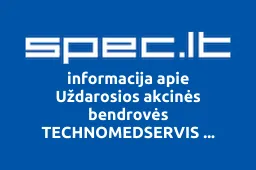 Uždarosios akcinės bendrovės TECHNOMEDSERVIS atstovybė Lietuvoje LITECHNOMEDSERVIS | spec.lt