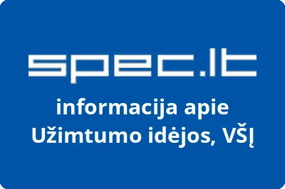 Užimtumo idėjos, VŠĮ | spec.lt