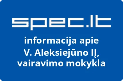 V. Aleksiejūno IĮ, vairavimo mokykla | spec.lt