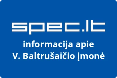 V. Baltrušaičio veterinarijos įmonė