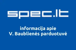 V. Baublienės parduotuvė iliustracija