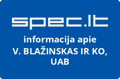 V. BLAŽINSKAS IR KO, UAB