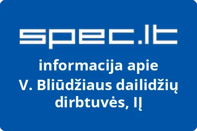 V. Bliūdžiaus dailidžių dirbtuvės, IĮ
