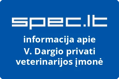 V. Dargio privati veterinarijos įmonė