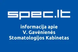 V. Gavėnienės Stomatologijos Kabinetas iliustracija