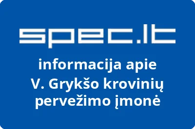V. Grykšo krovinių pervežimo įmonė