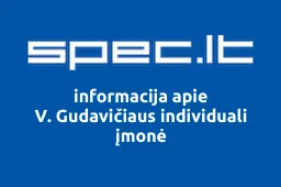 V. Gudavičiaus individuali įmonė | spec.lt