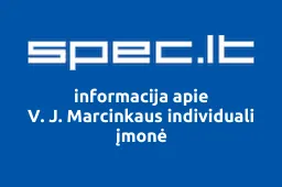 V. J. Marcinkaus individuali įmonė | spec.lt