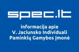 V. Jaciunsko Individuali Paminklų Gamybos Įmonė | spec.lt