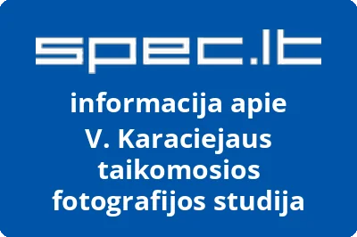 V. Karaciejaus taikomosios fotografijos studija