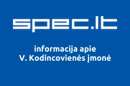V. Kodincovienės įmonė | spec.lt