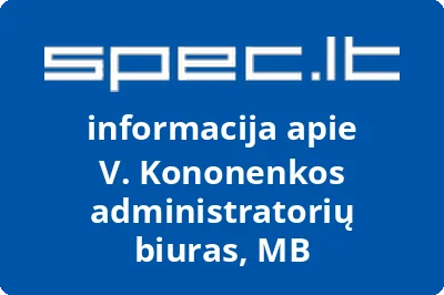V. Kononenkos administratorių biuras, MB