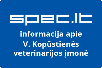 V. Kopūstienės veterinarijos įmonė