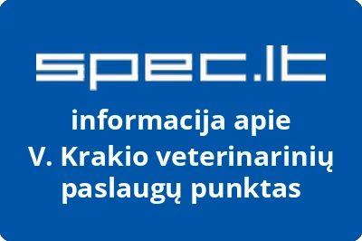 V. Krakio veterinarinių paslaugų punktas