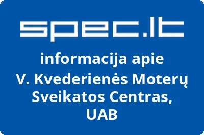 V. Kvederienės moterų sveikatos centras, UAB