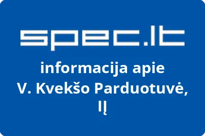 V. Kvekšo individuali įmonė
