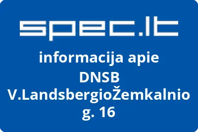 DNSB V.LandsbergioŽemkalnio g. 16