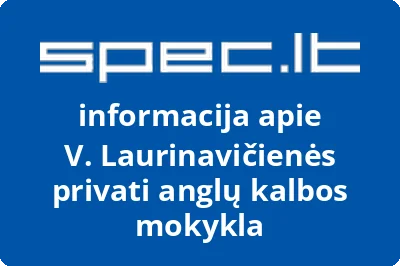 V. Laurinavičienės privati anglų kalbos mokykla