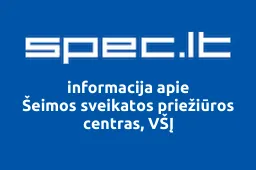 Šeimos sveikatos priežiūros centras, VŠĮ | spec.lt