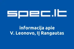 V. Leonovo, IĮ Rangautas | spec.lt