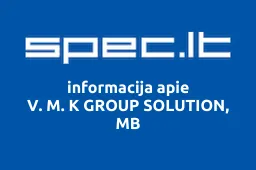 V. M. K GROUP SOLUTION, MB | spec.lt