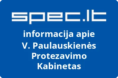 V. Paulauskienės Protezavimo Kabinetas