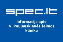 V. Paulauskienės šeimos klinika | spec.lt