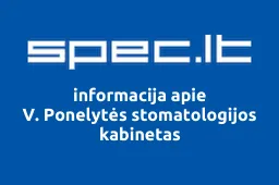 V. Ponelytės stomatologijos kabinetas | spec.lt