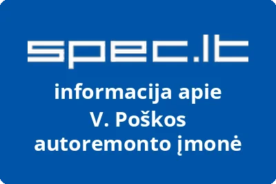 V. Poškos autoremonto įmonė