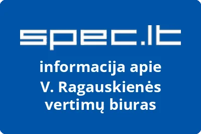 V. Ragauskienės vertimų biuras