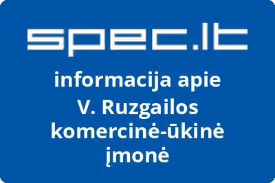 V. Ruzgailos komercinė-ūkinė įmonė