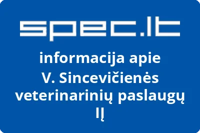 Sincevičienės veterinarinių paslaugų įmonė