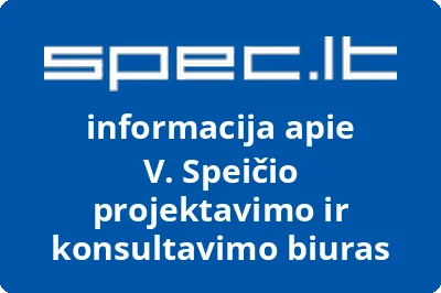 V. Speičio projektavimo ir konsultavimo biuras, UAB