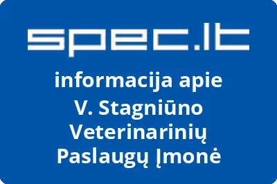 V. Stagniūno veterinarinių paslaugų įmonė