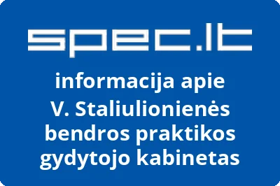 V. Staliulionienės bendros praktikos gydytojo kabinetas