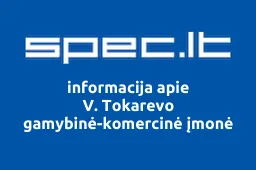 V. Tokarevo gamybinė-komercinė įmonė iliustracija