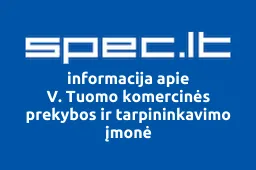 V. Tuomo komercinės prekybos ir tarpininkavimo įmonė iliustracija
