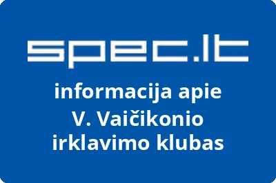 V. Vaičikonio irklavimo klubas | spec.lt