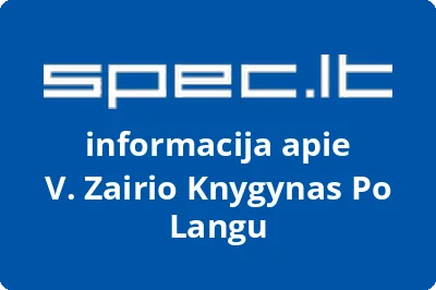 V. Zairio Knygynas Po Langu