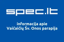 Vaičaičių Šv. Onos parapija | spec.lt