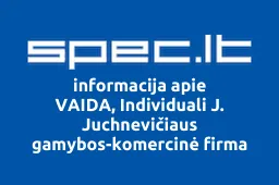VAIDA, Individuali J. Juchnevičiaus gamybos-komercinė firma iliustracija