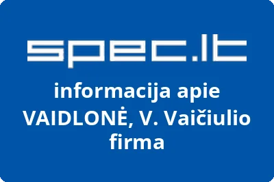 Vaidlonė, UAB | spec.lt