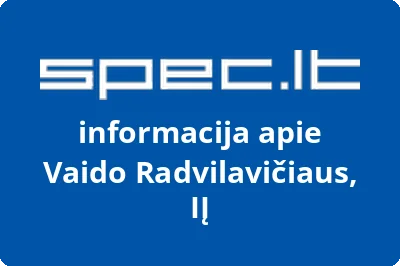 Vaido Radvilavičiaus, IĮ