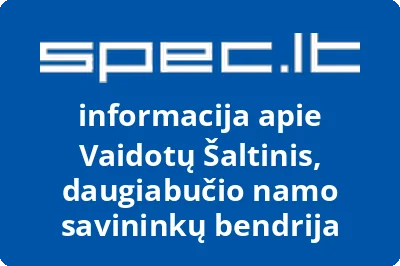 Vaidotų Šaltinis, daugiabučio namo savininkų bendrija