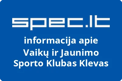 Vaikų ir Jaunimo Sporto Klubas Klevas