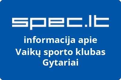 Vaikų sporto klubas Gytariai