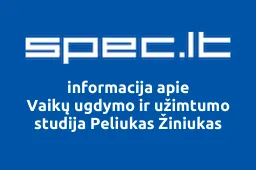 Vaikų ugdymo ir užimtumo studija Peliukas Žiniukas | spec.lt